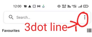 3 dot line option