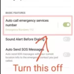 Disable Emergency Call from Power Button in All Android Phones