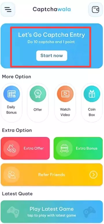 fill captcha and earn paytm cash app