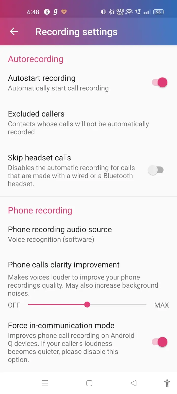  whatsapp call recording option 