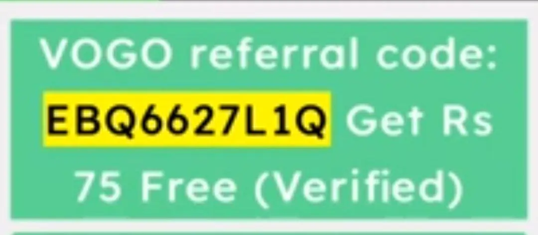 Vogo Referral Code