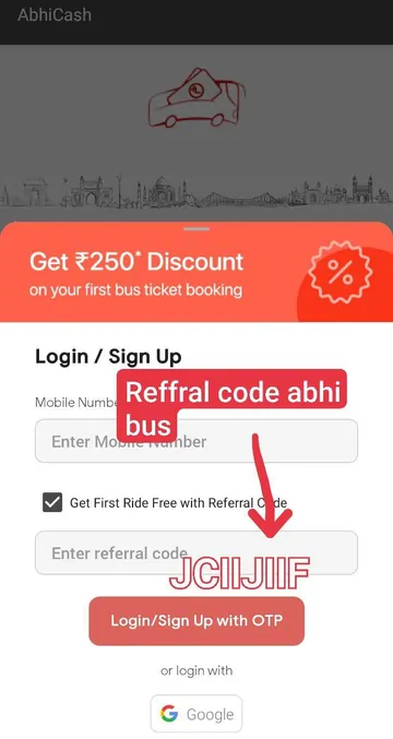 Abhibus Referral Code 2023