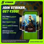 Striker App Referral Code  – Get Rs350 on Signup