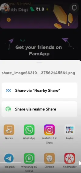 share your referral link